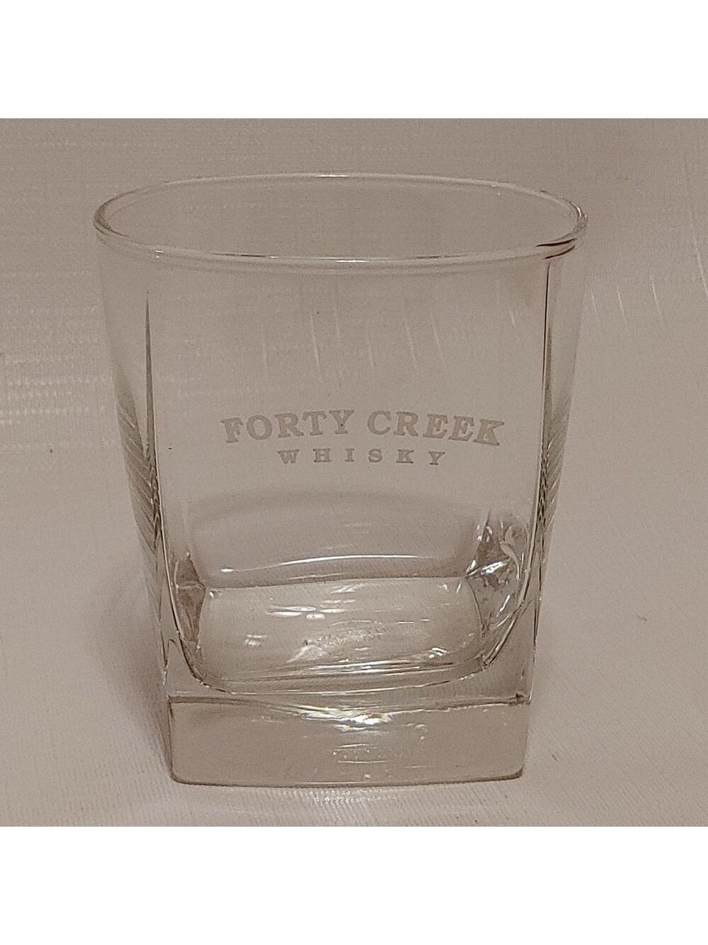 Forty Creek Whisky Glass Square base